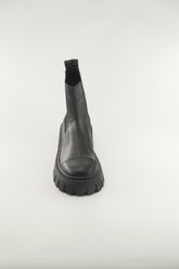 Women's Black Leather 130918