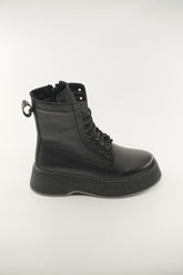 Women's Black Leather 511318