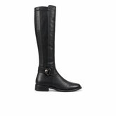 Women's Leather Boots 21WFD240318 Black