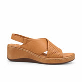 Women's Leather Shoes 22SFD340818 Tan
