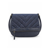 Women Quilted Crossbody Bag 21WBT249514 Navy Blue