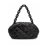 Women Quilted Shoulder Bag 22WBT241918 Black