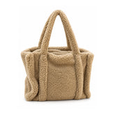 Women Teddy Tote Bag 22WBT2645PH Camel