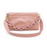 Women Chain Shoulder Bag 23SBT242118 Pink