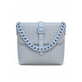 Women Quilted Shoulder Bag 23SBT280526 Blue