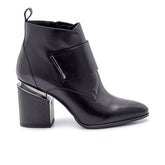 Women's Leather Boots 20WFD160618 Black