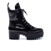 Women's Leather Boots 20WFD242014 Black