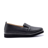 Women's Leather Loafers 20WFD290018 Black