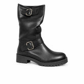 Women's Synthetic Leather Shoes 20WFE154318 Black