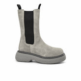 Women's Leather Shoes 21WFD185710 Grey