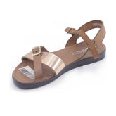 حذاء نسائي جلدي 22SFD330314 TABA GOLD
