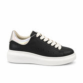Women's Leather Shoes 22SFD370118 Black