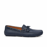 Men's Genuine Leather Shoes 22SFD6221FT Navy Blue