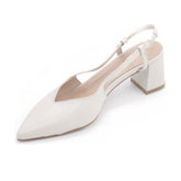 Women's Leather Shoes 22SFD160918 Ecru