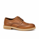 Men's Genuine Leather Shoes 22SFD660018 Tan