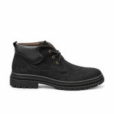 Men's Genuine Leather Boots 20WFD3571V3 Black