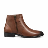 Men's Genuine Leather Shoes 20WFD357318 Brown