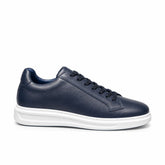Men's Genuine Leather Shoes 22SFD610418 Navy Blue