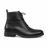 Men's Genuine Leather Shoes 22WFD6007FT Black