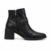 Women's Synthetic Leather Boots 20WFE151018 Black