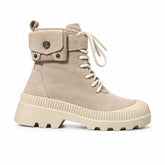 Women's Leather Shoes 21WFD132110 Beige
