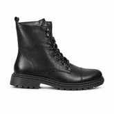 Men's Genuine Leather Boots 21WFD6850FT Black