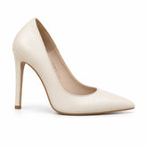 Women's Synthetic Leather Shoes 21WFE170318 Light Beige