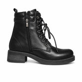 Women's Leather Boots 20WFD224318 Black
