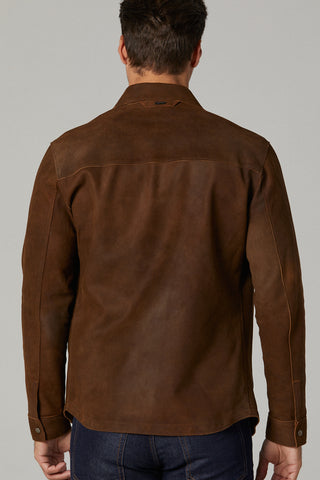 Men's Genuine Leather Jacket 20SGD6380CE Cognac