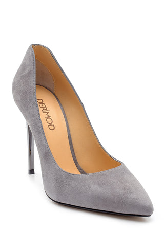 Women's Leather Stilettos 20WFD160210 Grey