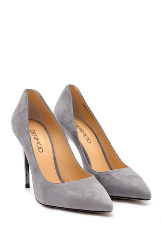 Women's Leather Stilettos 20WFD160210 Grey