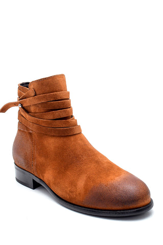 Women's Leather Boots 20WFD220410 Light Brown