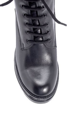 Women's Leather Boots 20WFD226018 Black