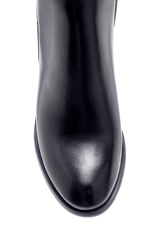 Women's Leather Boots 20WFD271314 Black