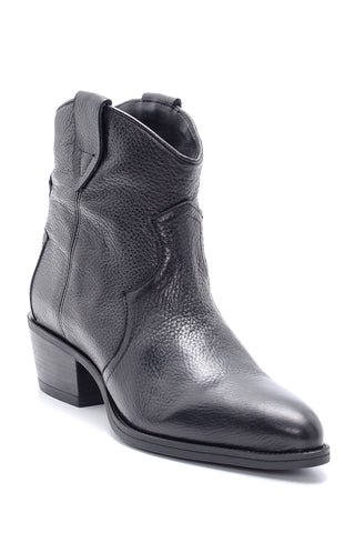 Women's Leather Boots 20WFD2813FT Black