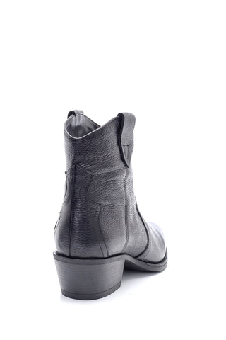 Women's Leather Boots 20WFD2813FT Black