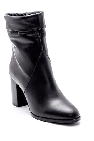 Women's Leather Boots 20WFD281518 Black