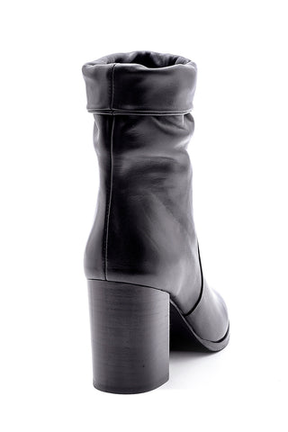 Women's Leather Boots 20WFD281518 Black