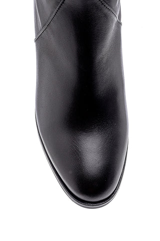 Women's Leather Boots 20WFD281518 Black