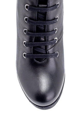 Women's Leather Boots 20WFD288918 Black