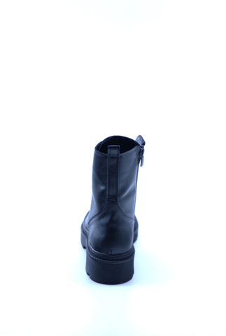 Women's Black Leather Boots 250618