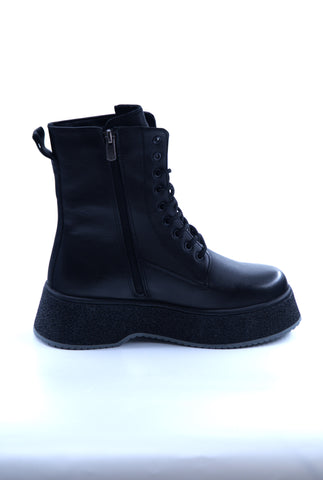 Women's Black Leather 511318