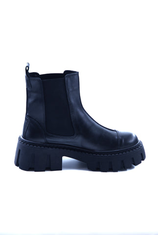 Women's Black Leather 130918