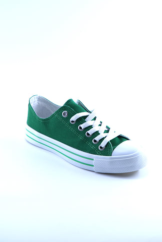 Women's Leather Boots Red and Green 26686F