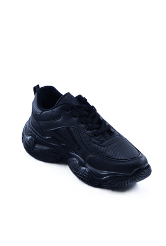 Women's Leather Boots Black and White 260514