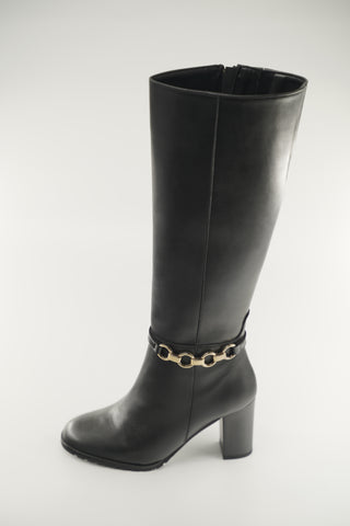 Women's Black Leather 254318