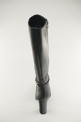 Women's Black Leather 254318