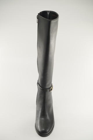 Women's Black Leather 254318