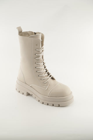 Women's Black And Creme Leather 190618