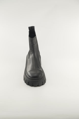 Women's Black Leather 130918